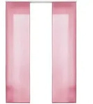 VORHANG 2ER SET HxB 245x60 cm Pink