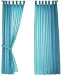 VORHANG 2ER SET POTSDAM HxB 245x140 cm T&uuml;rkis