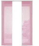 VORHANG 2ER SET HxB 245x60 cm Rosa