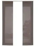 VORHANG 2ER SET HxB 245x60 cm Braun