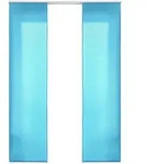 VORHANG 2ER SET HxB 245x60 cm T&uuml;rkis