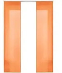 VORHANG 2ER SET HxB 245x60 cm Orange