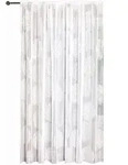 SCHLAUFENGARDINE KREISMUSTER HxB 225x300 cm