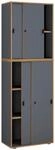 Aktenschrank Salia B60 Anthrazit/Honigeiche