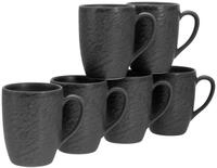 Kaffeebecherset Rondo Schwarz, 6-teilig