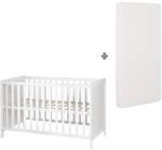 BABYBETT mit Matratze 60 x 120 cm