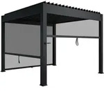 SEITENWAND f&uuml;r Lamellendach Tahiti 3 x 2,4 m anthrazit