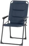 Campingstuhl klappbar mit Armlehnen Dunkelblau Premium