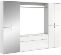 Garderobe Projekt X ca. 243x193 cm Wei&szlig;