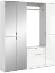 Garderobe Projekt X ca. 152x193 cm Wei&szlig;