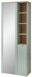 Garderobenschrank Bari in Gr&uuml;n/Eiche Artisan
