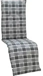 Relaxsesselauflage Belgrad ca. 171x50 cm Anthrazit/Grau