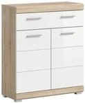 Midischrank Lambada ca. 74x88 cm Sonoma Eiche/Wei&szlig;