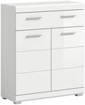 Midischrank SCOUT Wei&szlig; Hochglanz ca. 74x88x31 cm