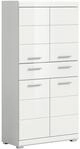 Midischrank SCOUT Wei&szlig; Hochglanz ca.74x141x31cm