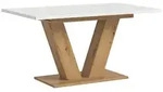 Ausziehtisch Marlon Wei&szlig; ca. 150-190x90x76 cm