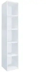 Aktenschrank Lona in Wei&szlig;, 5-fach