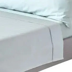 SATIN-BETTLAKEN ohne Gummizug, Bio-Baumwolle, Fadendichte 400