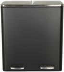 Abfallsammler Clean Schwarz ca. 59x65,5x32cm