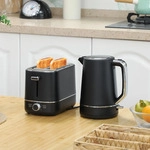 KOCHER-TOASTER-SET Stahl Kunststoff Schwarz