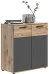Kommode Mason ca. 80x87 cm Eiche/Grau