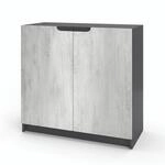 KOMMODE Logan Fronten in Beton Oxid Optik