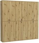 Garderobenschrank Projekt X ca. 183x193 cm Artisan Eiche