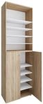 Schuhschrank LONA Sonoma Eiche ca. 70x220x40 cm