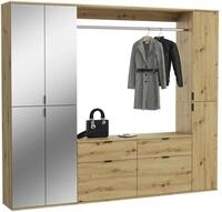 Garderobe Projekt X ca. 212x193 cm Artisan Eiche