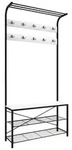 Garderobe Taliro Schwarz/Wei&szlig;