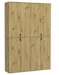 Garderobenschrank Projekt X ca. 122x193 cm Eiche Artisan