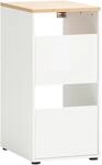 Mehrzweckschrank Solea Wei&szlig;/Eiche
