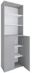 Schuhschrank LONA Grau ca. 70x220x40 cm
