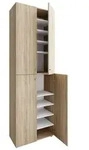 Schuhschrank LONA Sonoma Eiche ca. 70x220x40cm