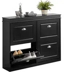 SCHUHSCHRANK Schwarz