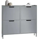 SCHUHSCHRANK Grau