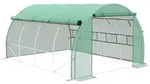 FOLIENGEW&Auml;CHSHAUS, Gr&uuml;n, Verzinkter Stahl, PE-Kunststoff