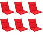 NIEDERLEHNERAUFLAGE Flair NL 100/50/8cm Rot (6tlg)