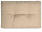 LOUNGEKISSEN Flair Outdoor R&uuml;cken 50/40/12cm Natur