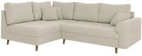 ECKSOFA Alma Beige Cord - Ottomane links