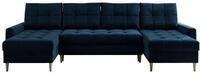 WOHNLANDSCHAFT Colin U Velvet Dunkelblau
