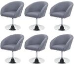 ESSZIMMERSTUHL Grau 6er-Set