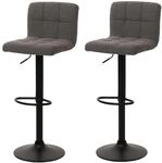 BARHOCKER Grau 2er-Set