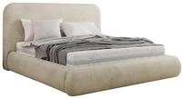 POLSTERBETT BENEA CLASSIC 140/200 - Beige Velvet - Pocket-Matratze