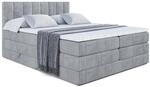 BOXSPRINGBETT OTTA KING - 200x200 - H3/H4 - Grau
