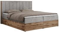 BOXBETT BELLISSIMO 180/200 Hellgrau Velvet - H3