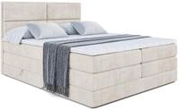 BOXSPRINGBETT AURA KING - 200 x 200 - H3/H4 - Ecru