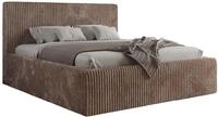 POLSTERBETT TILIANO CLASSIC 200/200 - Braun Cord - ohne Matratze