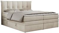 BOXSPRINGBETT PREMIUM 10 KING 180/200 Beige Velvet - H4