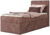 BOXBETT TILIANO 90/200 - Rosa Cord - H3 - Visco Topper - Rechts
